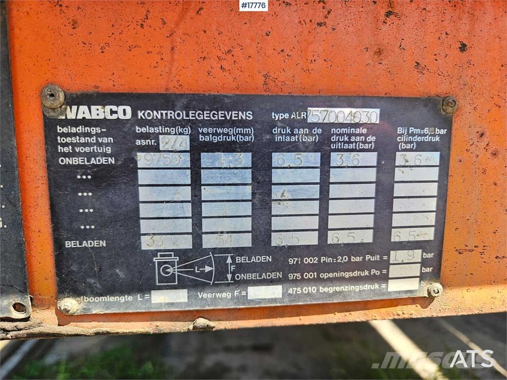 Nooteboom OSD Semi remorque surbaissée