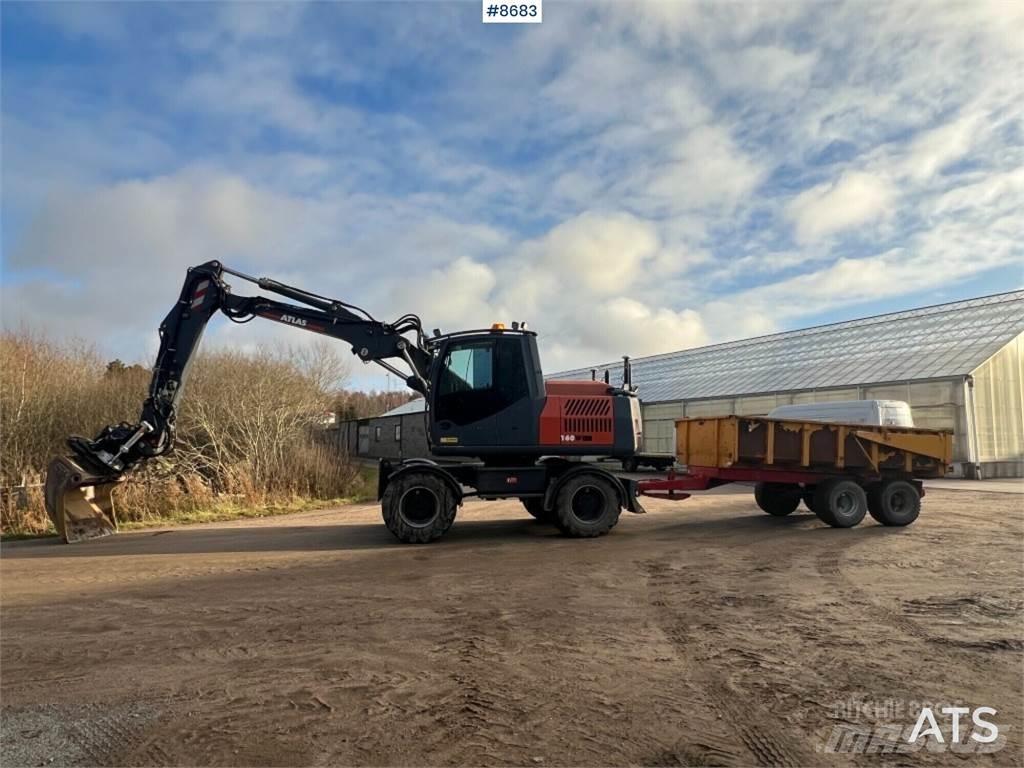 Atlas 160W Pelle sur pneus