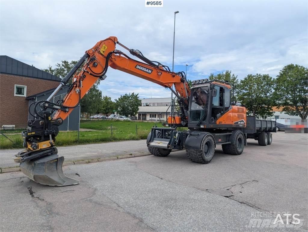 Doosan DX160W-7 Pelle sur pneus