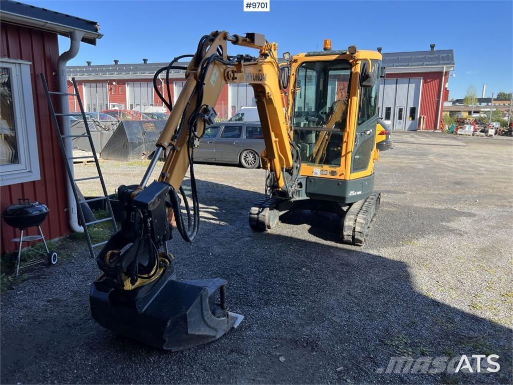 Hyundai Robex 25Z-9AK Mini pelle < 7t