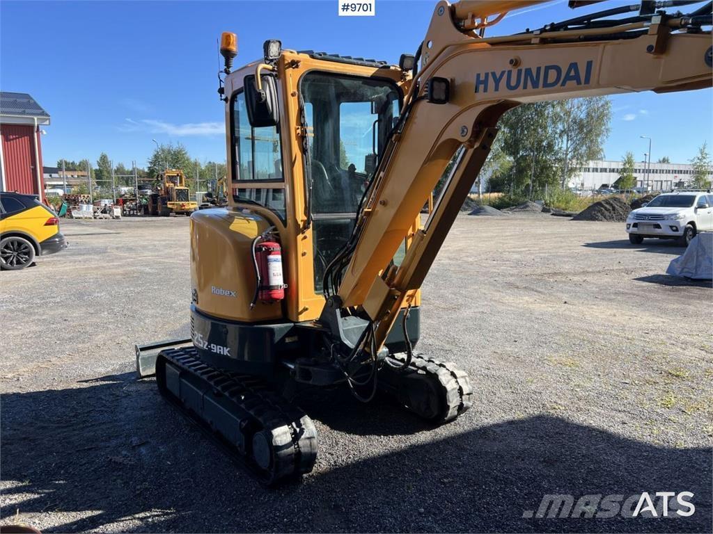 Hyundai Robex 25Z-9AK Mini pelle < 7t