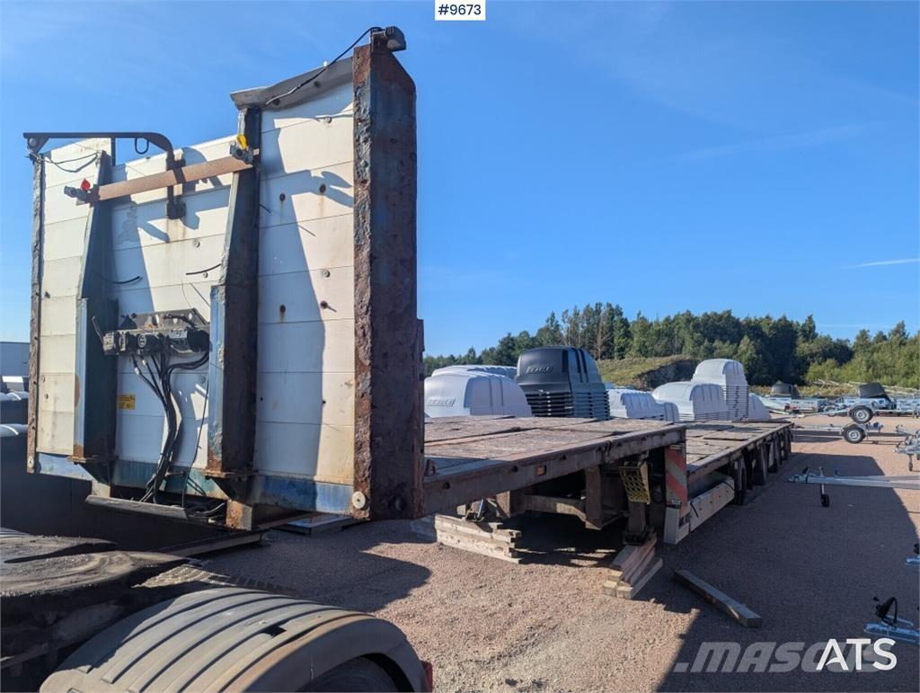 Närko . S9ZP42J11 Semi remorque plateau ridelle
