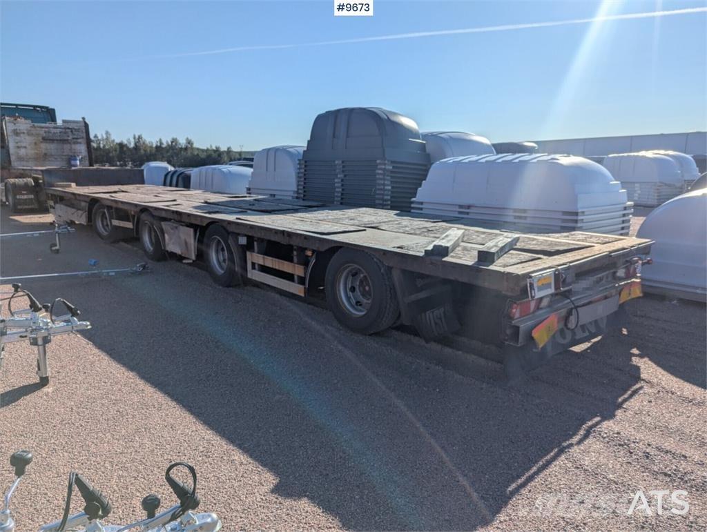 Närko . S9ZP42J11 Semi remorque plateau ridelle