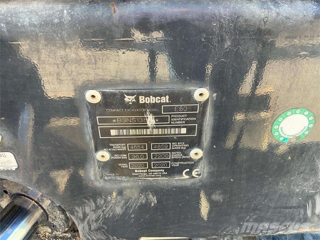 Bobcat E50 Pelle sur chenilles