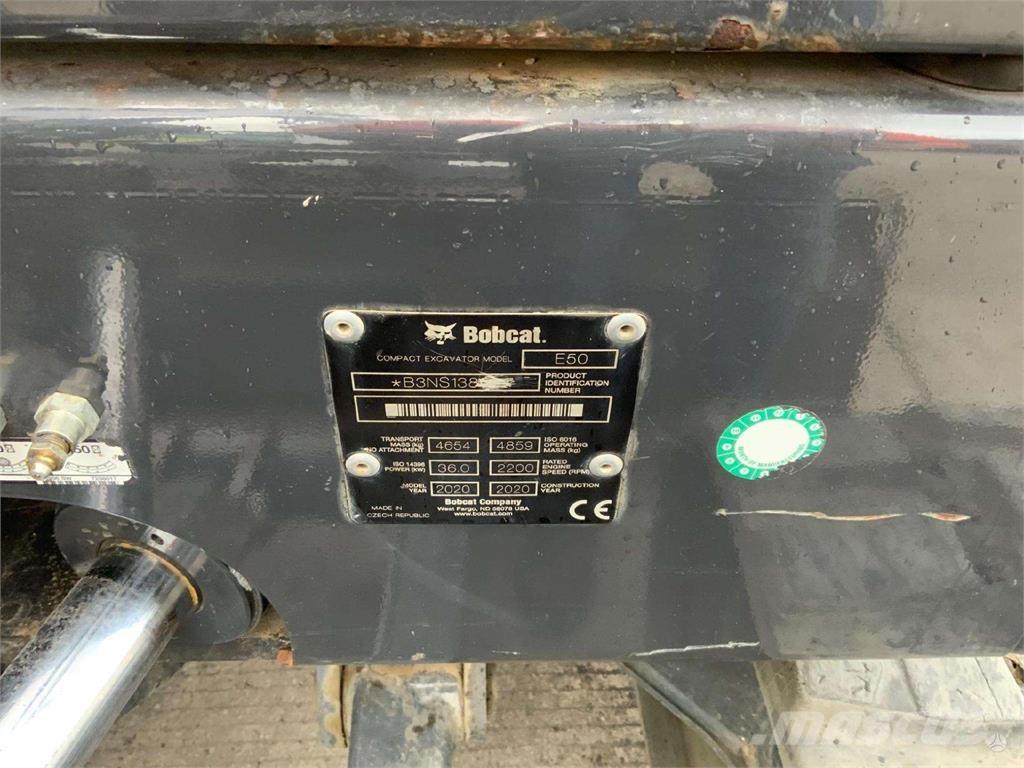 Bobcat E50 Pelle sur chenilles