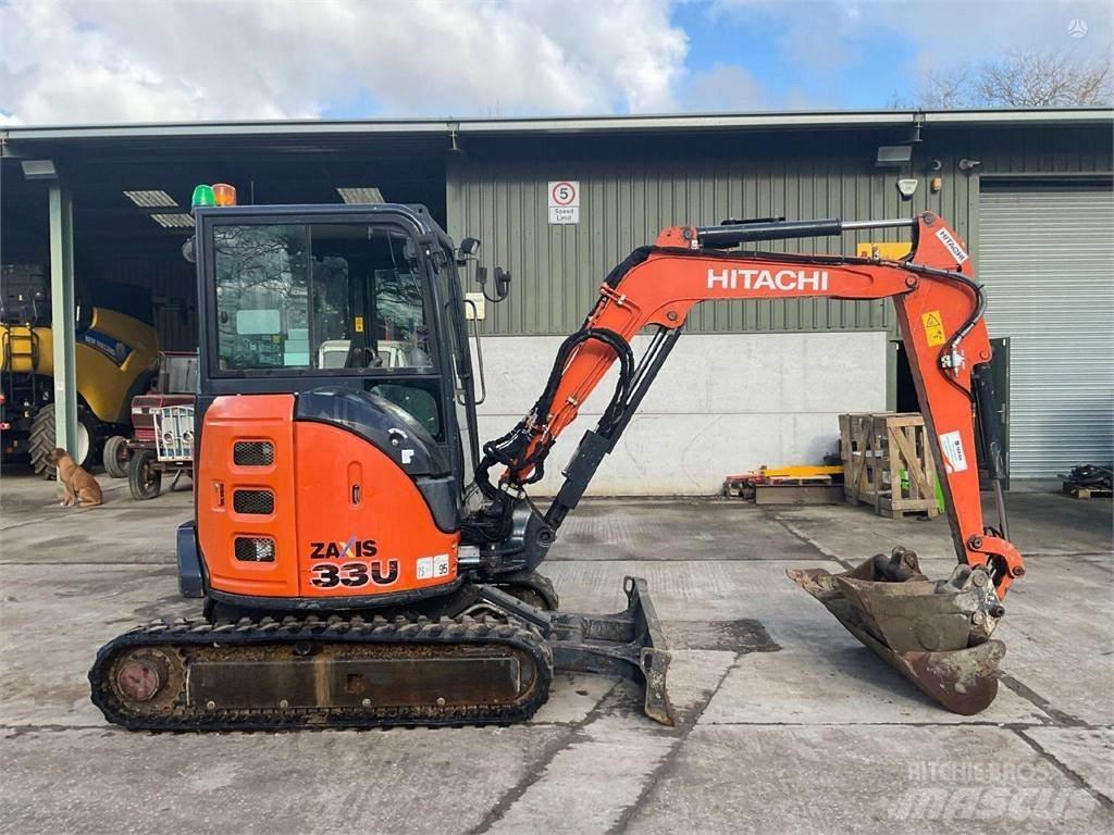 Hitachi Zaxis 33U Pelle sur chenilles