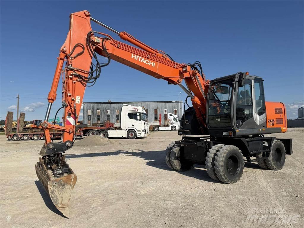 Hitachi ZX 140 W Pelle sur pneus