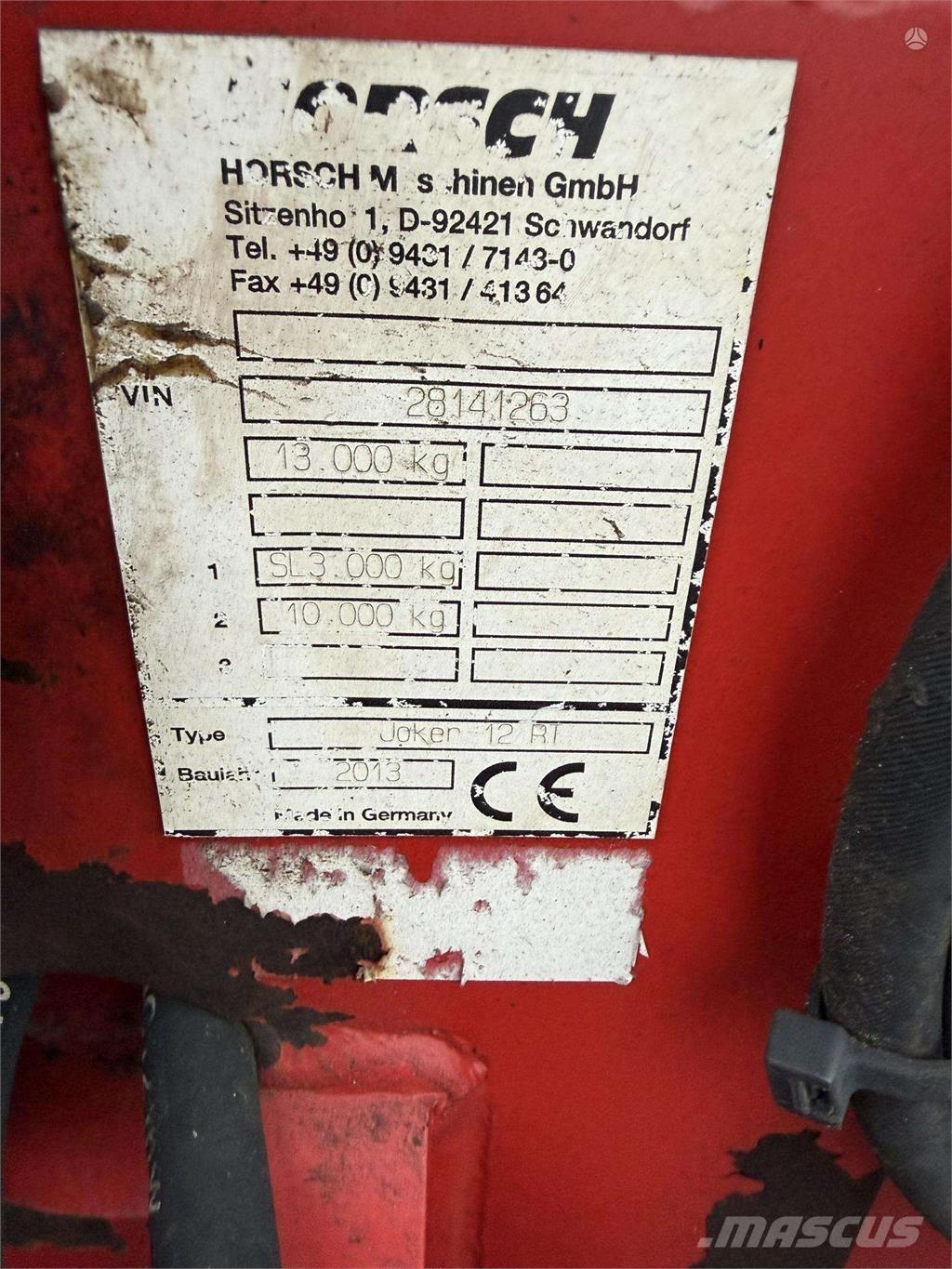 Horsch Joker 12RT Vibroculteur