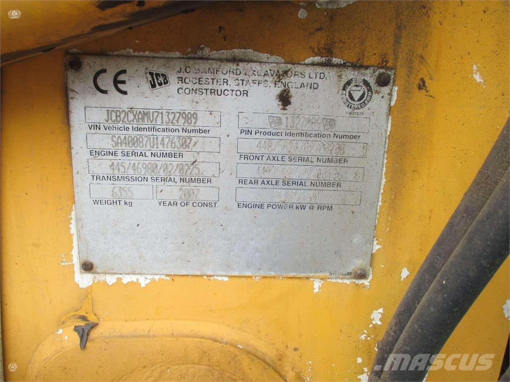 JCB 2CX Chargeuse sur pneus