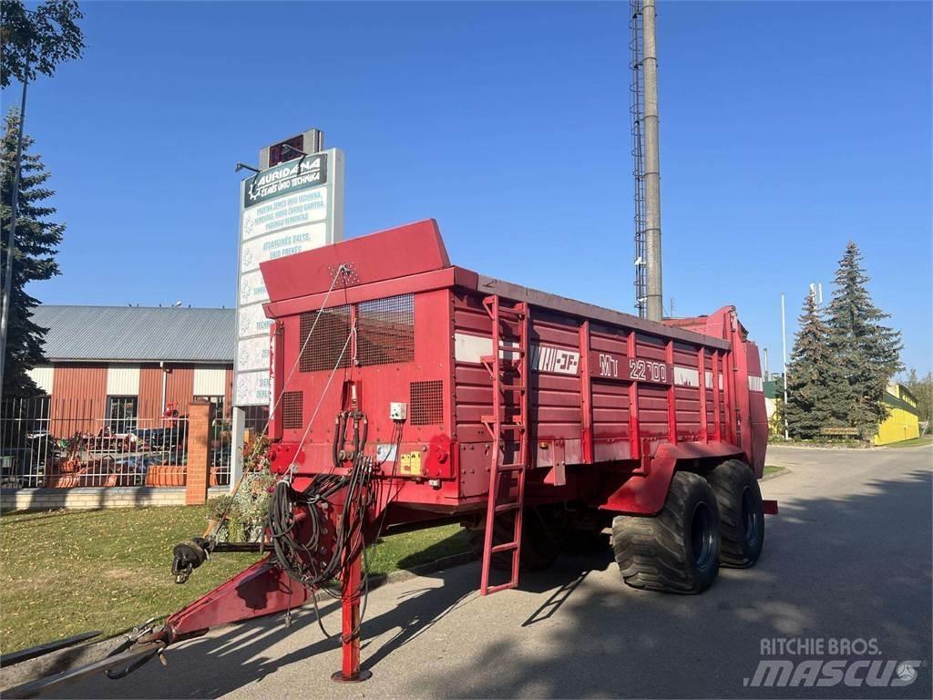 JF MT 22000 Dérouleuse, pailleuse