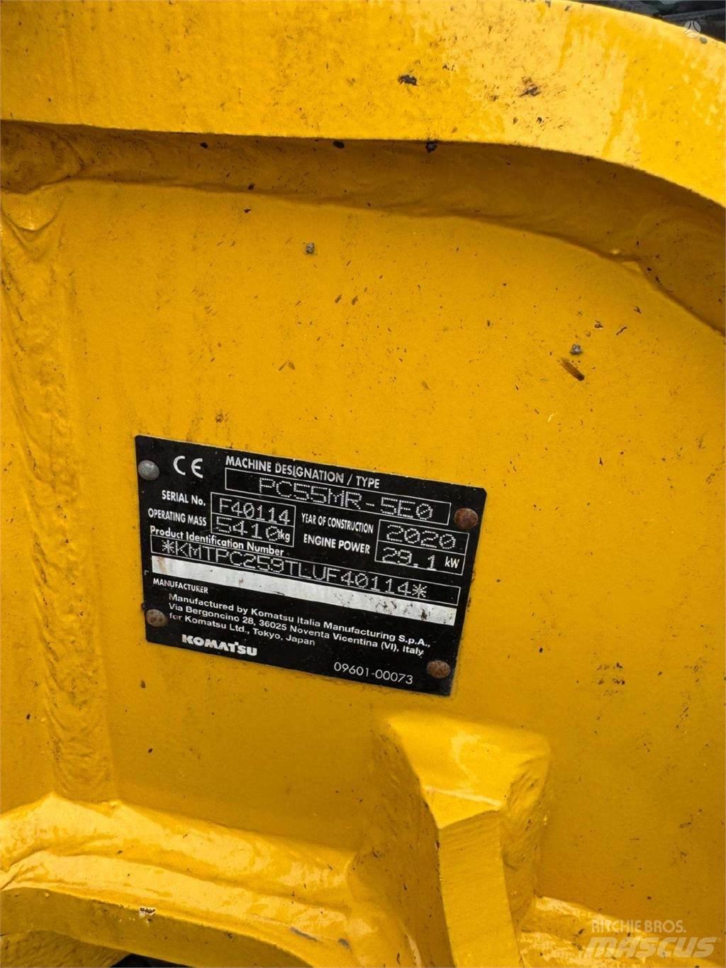 Komatsu PC55MR-5 Pelle sur chenilles