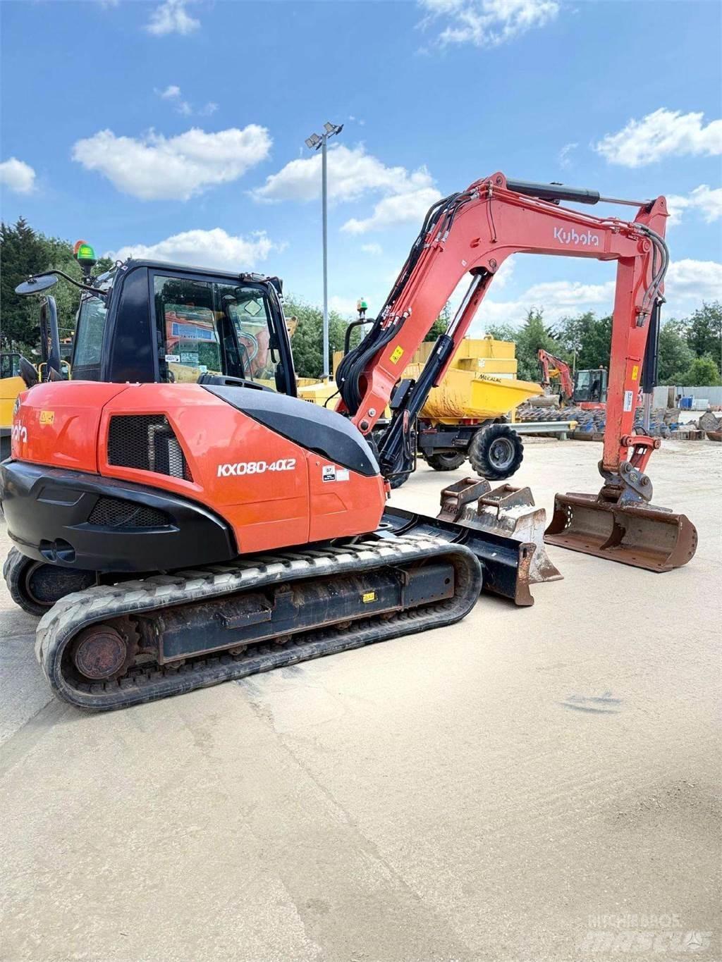Kubota KX080-4 Pelle sur chenilles