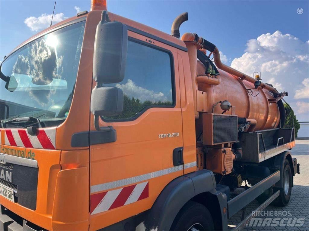 MAN TGM 18.290 Camion aspirateur, Hydrocureur