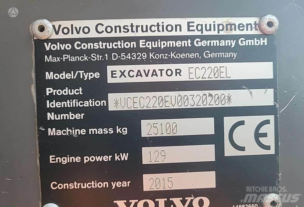 Volvo EC220E Pelle sur chenilles