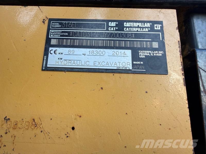 CAT 316E Pelle sur chenilles
