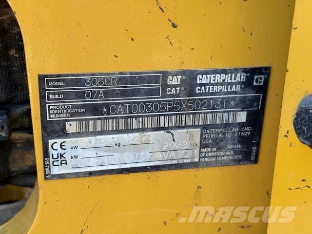CAT 305 Mini pelle < 7t