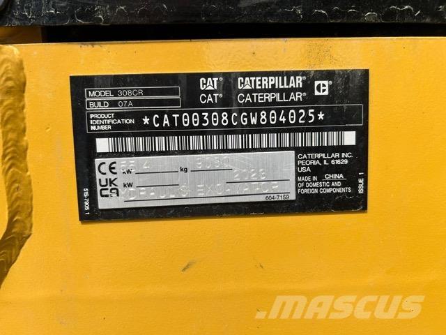 CAT 308-07 Mini pelle < 7t