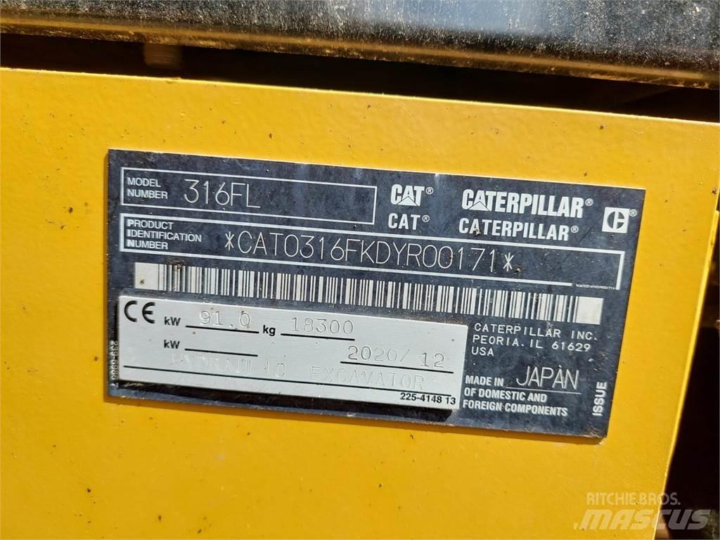 CAT 316FL Pelle sur chenilles