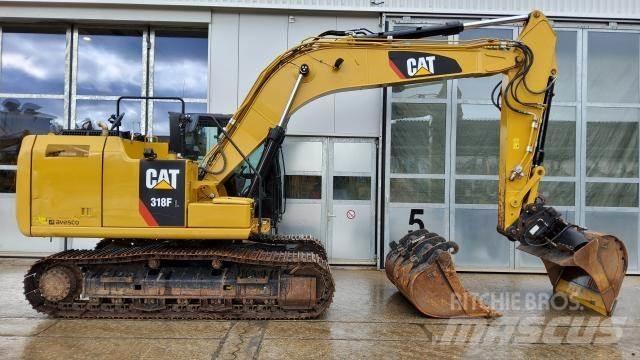 CAT 318F CW30s Pelle sur chenilles