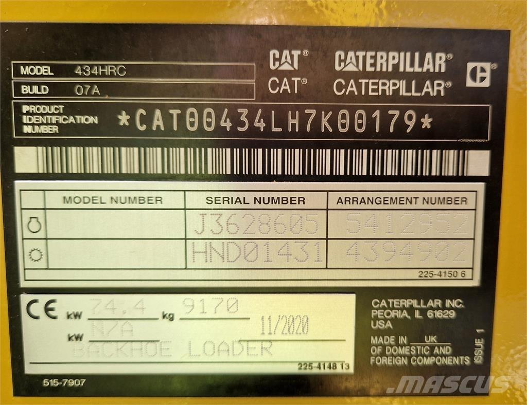 CAT 434 Tractopelle