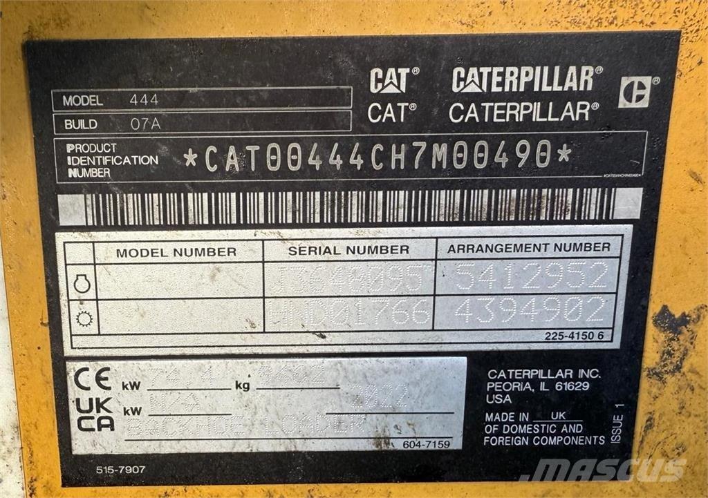 CAT 444 Tractopelle