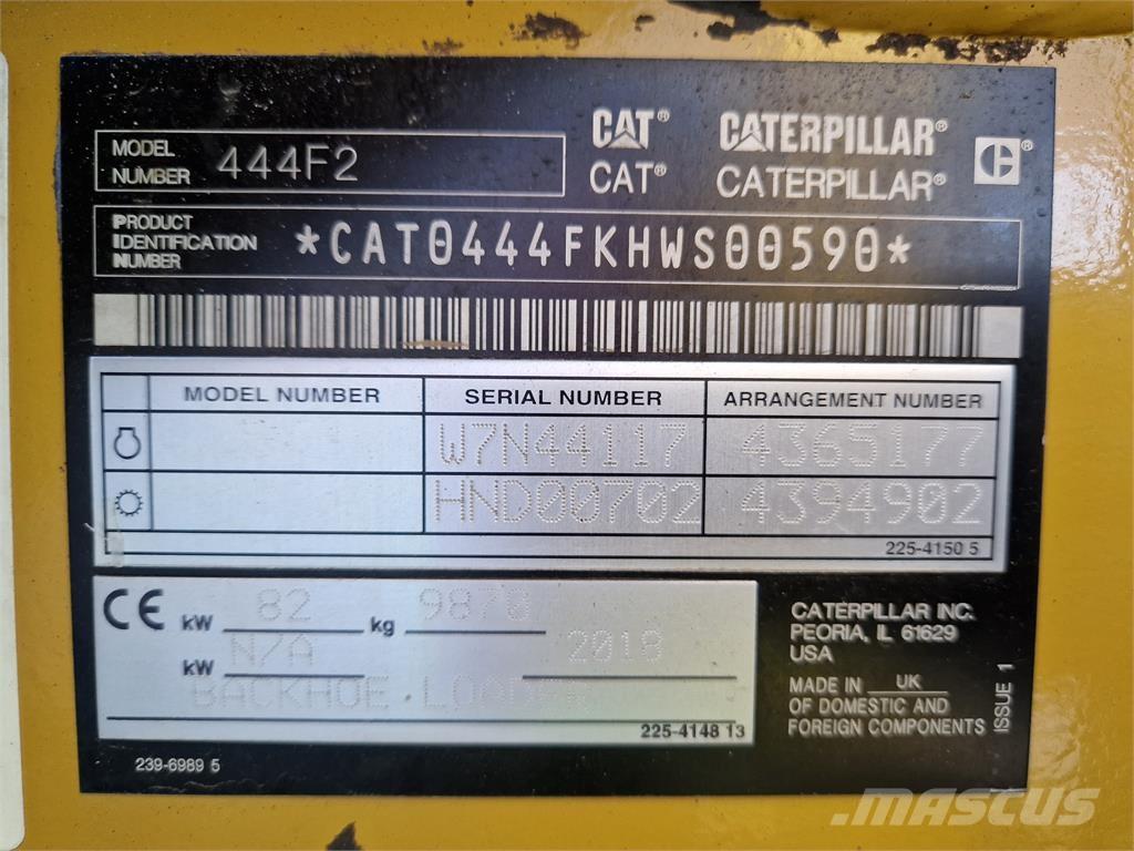 CAT 444F2 Tractopelle