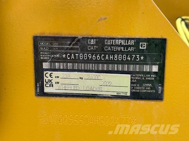 CAT 966 Chargeuse sur pneus