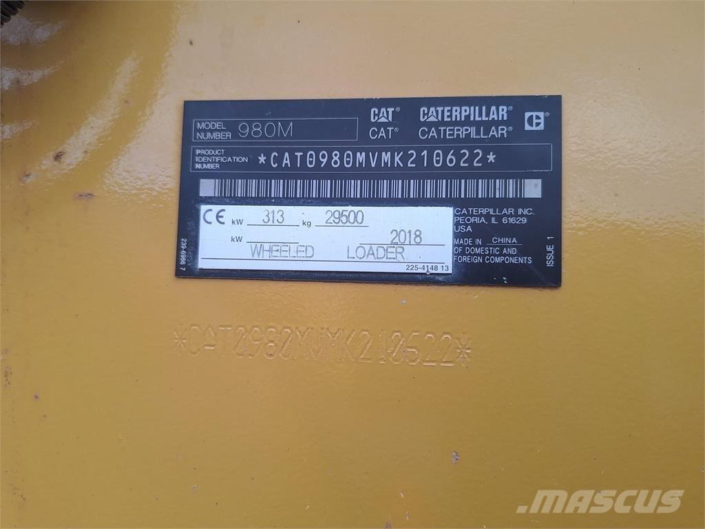 CAT 980M Chargeuse sur pneus