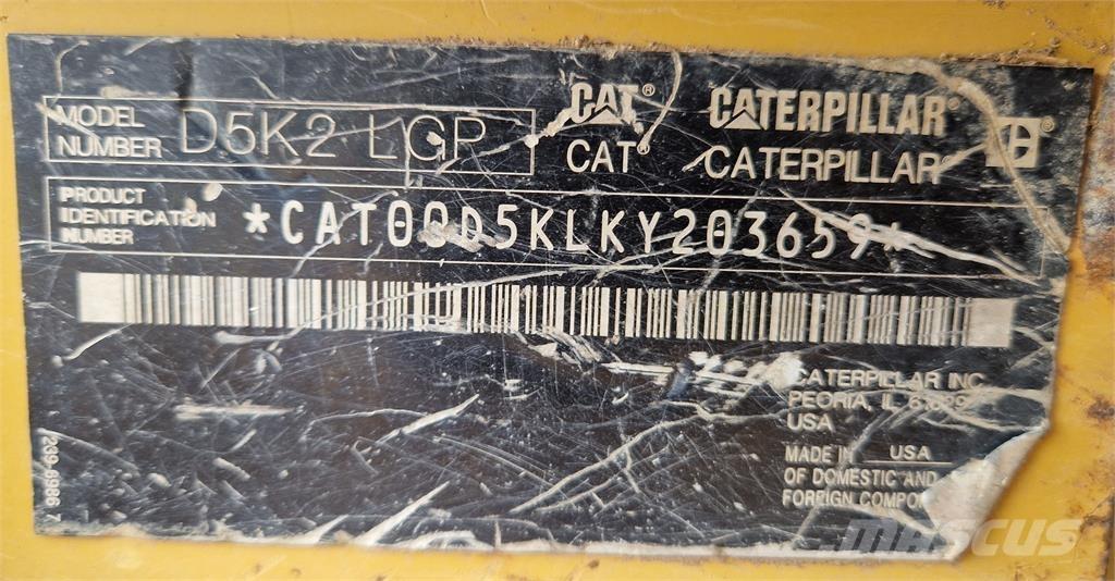 CAT D5K2 Bouteurs sur chenilles