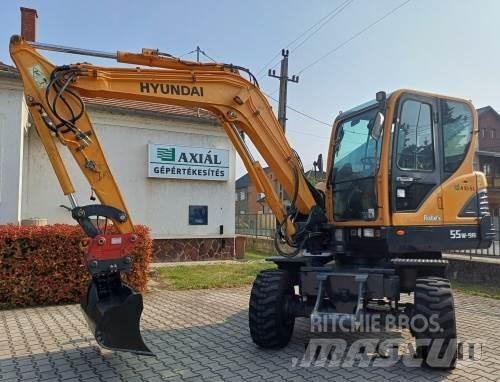 Hyundai R55W-9A Pelle sur pneus