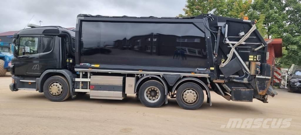 Scania P340 Gas Camion poubelle
