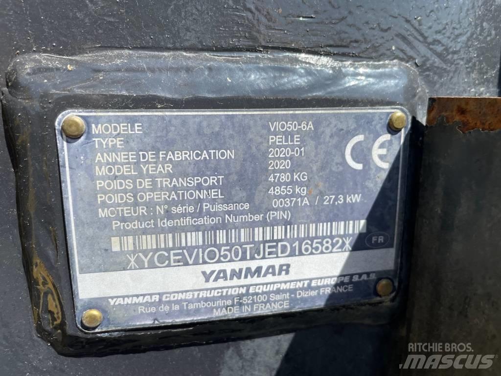 Yanmar Vio 50-6 Mini pelle < 7t