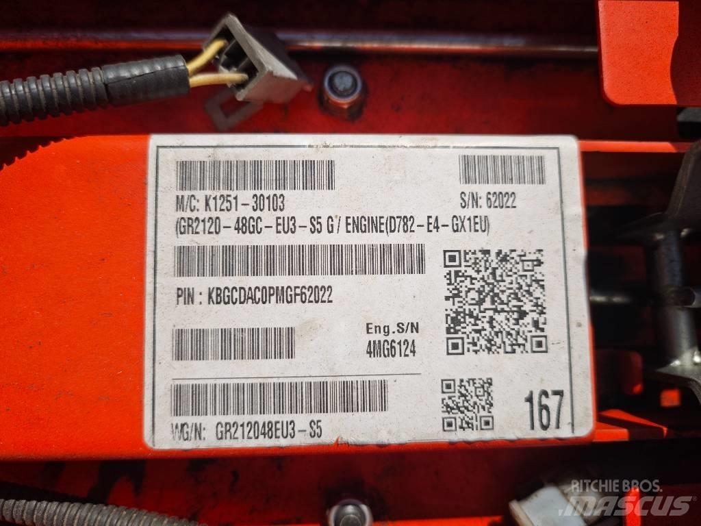 Kubota GR 2120 Tondeuses montées