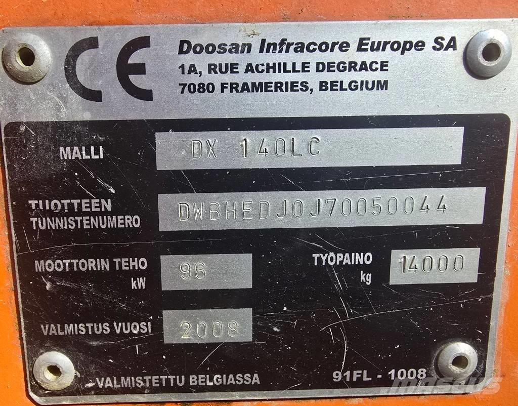 Doosan DX 140 LC Pelle sur chenilles