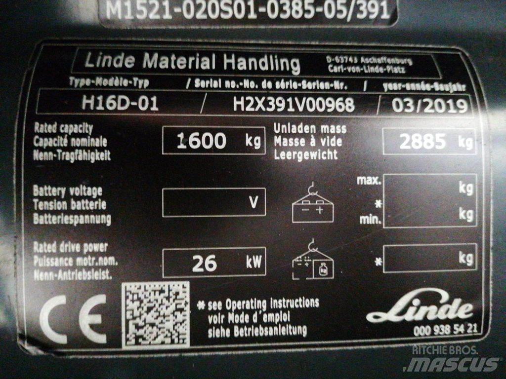 Linde H16D-01 Chariots diesel