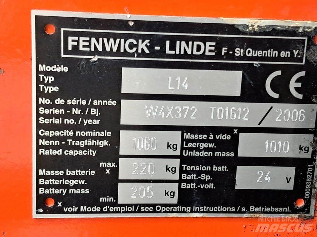 Linde L14 Gerbeur accompagnant