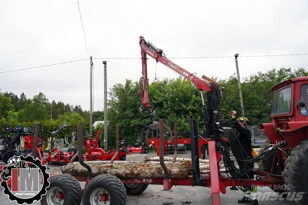 Patu 545 Remorque forestière avec grue