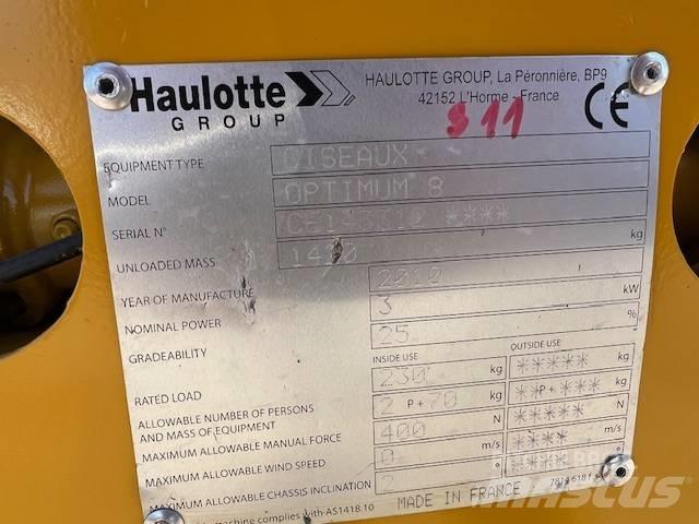 Haulotte Optimum  8 Nacelle ciseaux