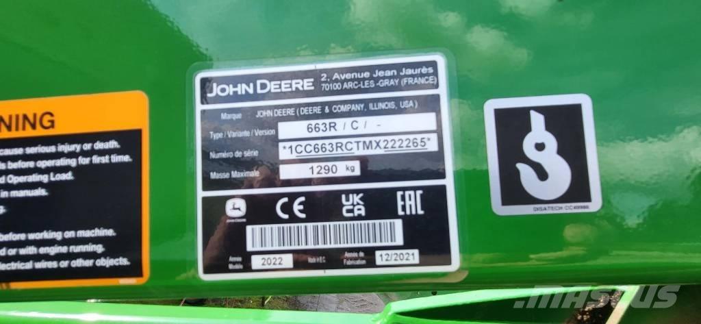 John Deere 663 R Accessoires chargeur frontal