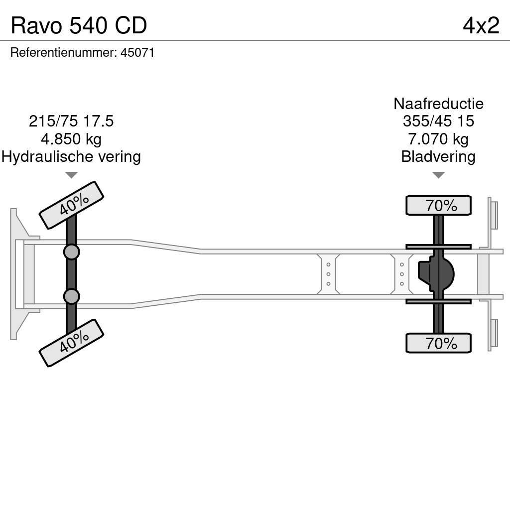 Ravo 540 CD Camion balayeur