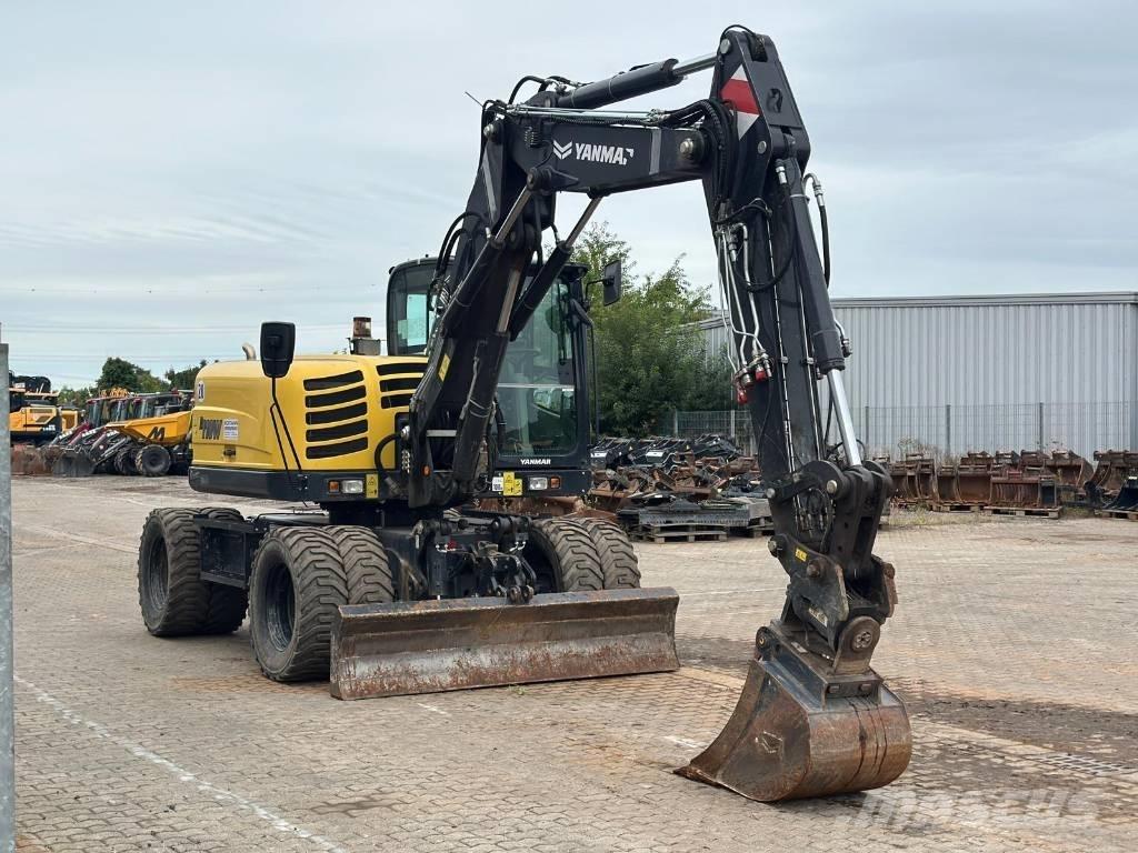 Yanmar B 110 W Pelle sur pneus