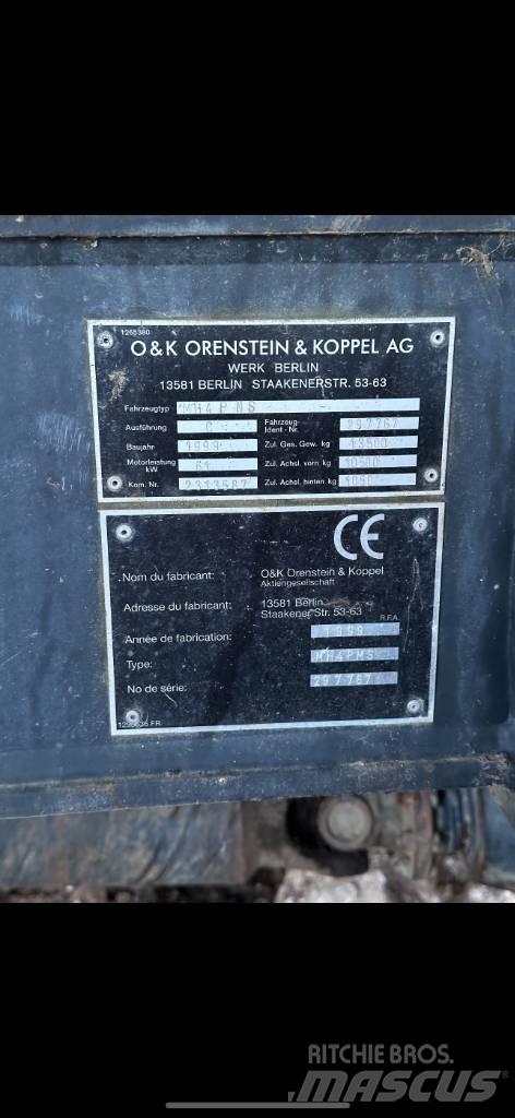O&K MH 4 PMS Pelle sur pneus