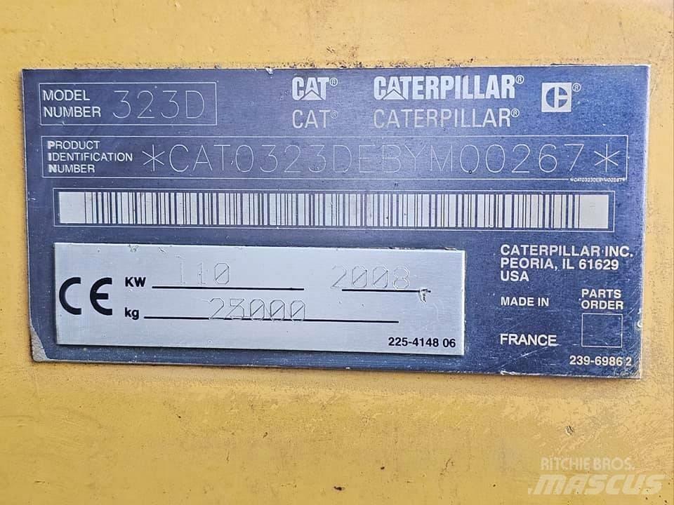 CAT 323 D L Pelle sur chenilles