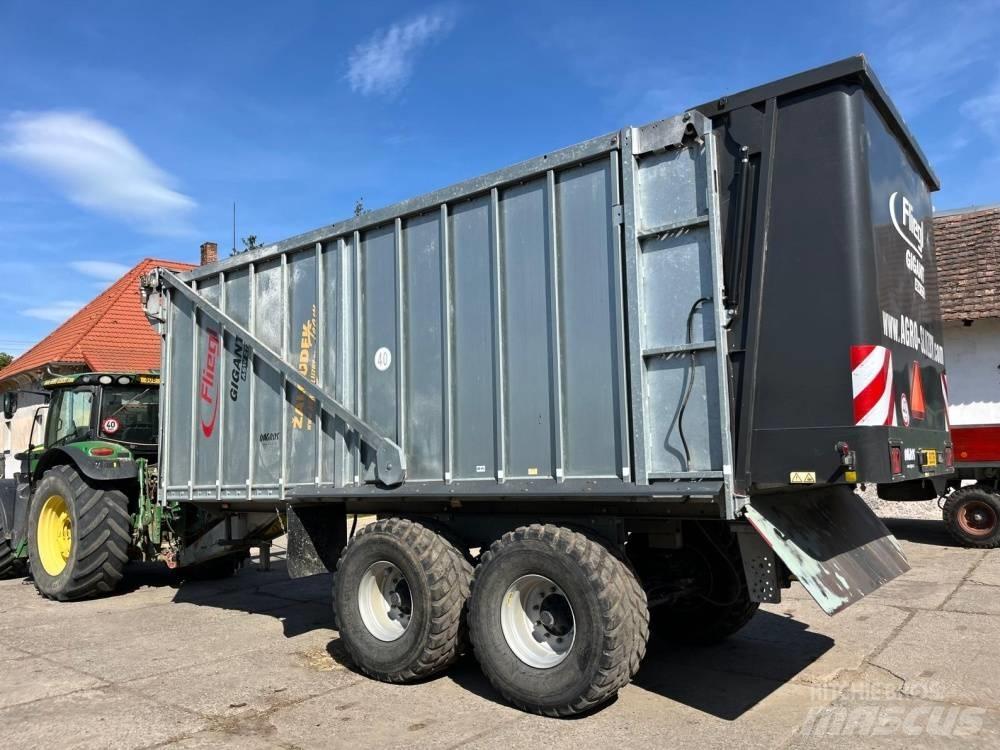 Fliegl ASW 271 Semi remorque plateau ridelle