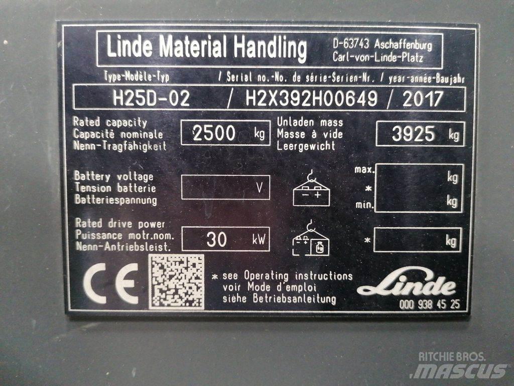 Linde H25D-02 Chariots diesel
