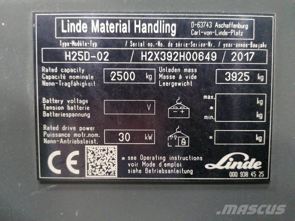Linde H25D-02 Chariots diesel