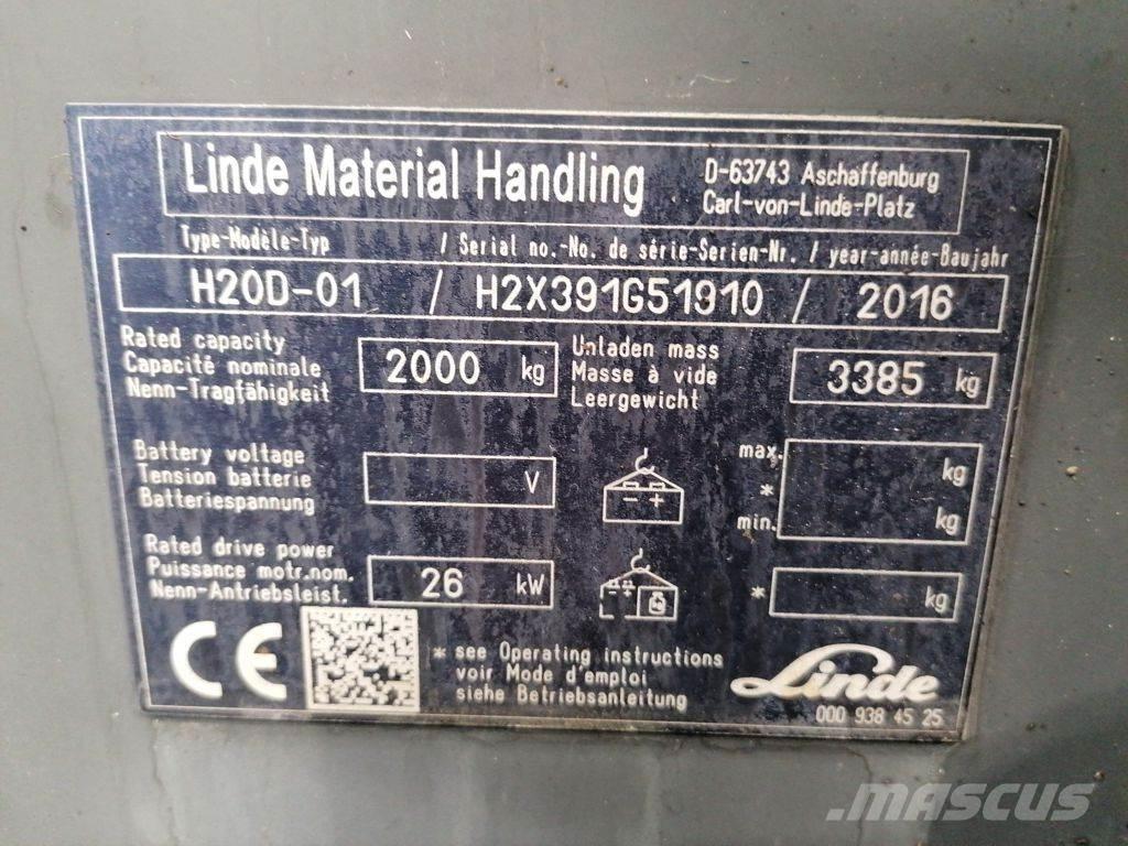 Linde H20D-01 Chariots diesel