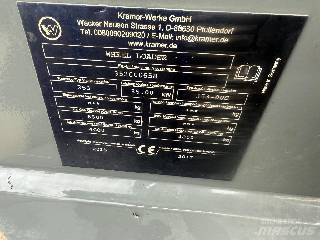 Kramer 5075 Chargeuse sur pneus