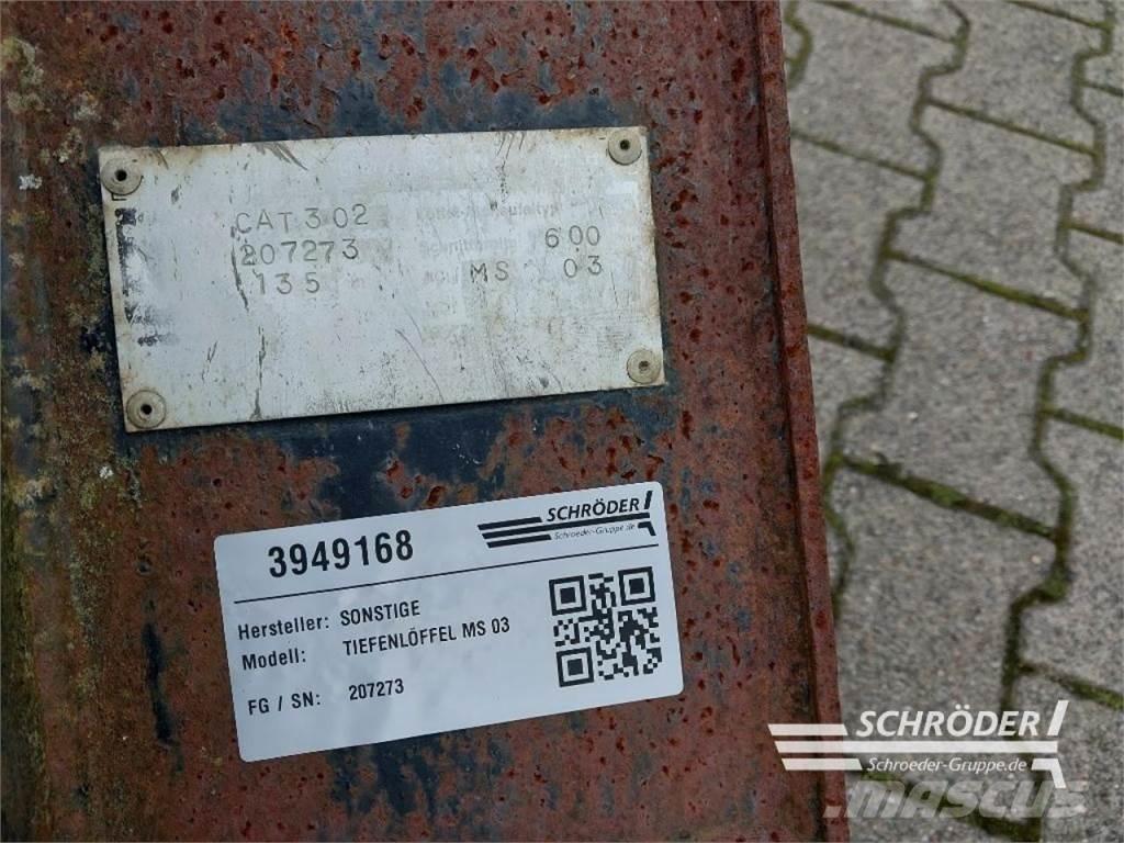  TIEFENLÖFFEL MS 03 Accessoires chargeur frontal