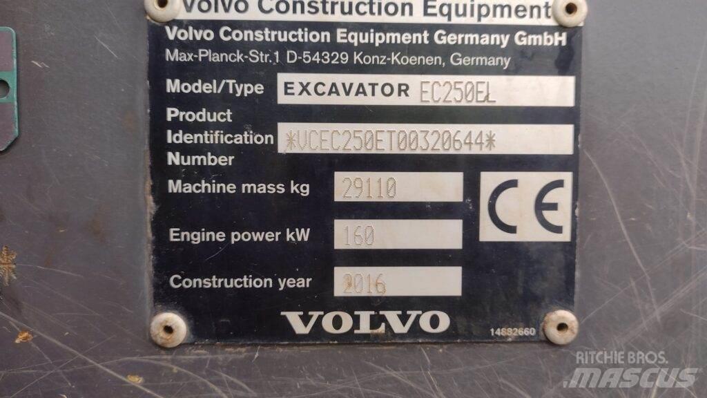 Volvo EC250EL Pelle sur chenilles